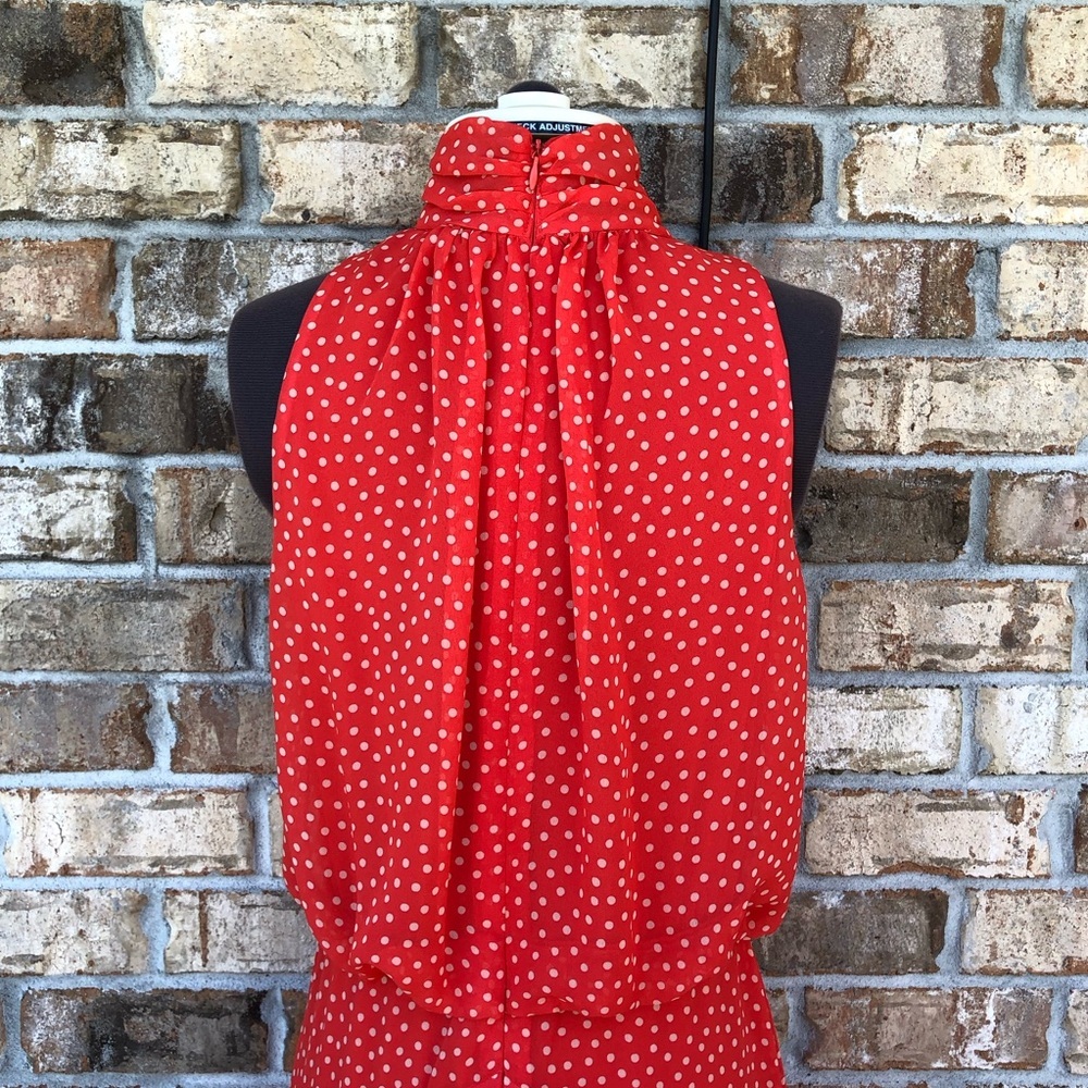 Taylor Red High Low Dress - Picture 8 of 16